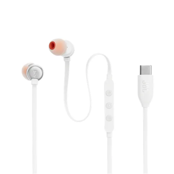 JBL Tune 310C, USB-C Kulakiçi Kulaklık, Beyaz