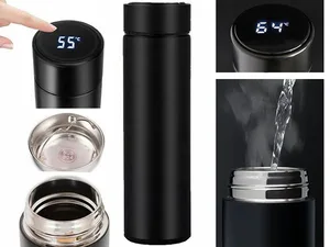 ED10 Led Isı Göstergeli Termos 450ML 