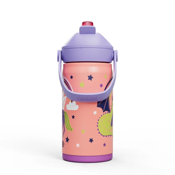 Thrive™ Flip Pipetli Çocuk Şişesi 355 ml, Yalıtımlı Paslanmaz Çelik — detay
