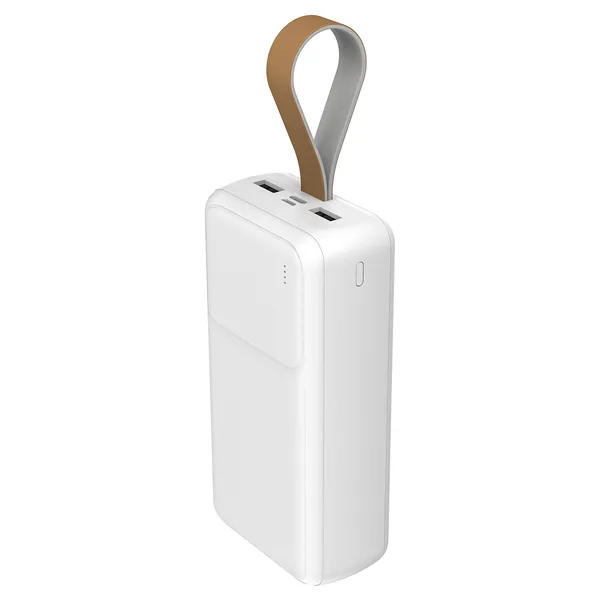 S-link G310 30000mAh 2*USB+Type-C+Micro Beyaz Taşınabilir Pil Şarj Cihazı Powerbank — detay
