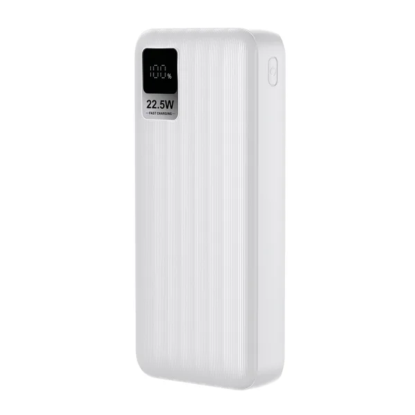 ED269 S-link G230 20000mAh Micro+Type-C+USB PD20W+QC3.0 18W Beyaz LCD Taşınabilir Pil Şarj Cihazı Powerbank