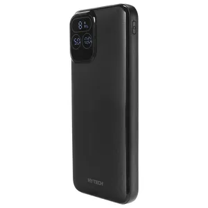 ED263  Hytech H110 10000mAh HSC22.5W PD20W+QC3.0 18W Siyah LCD Taşınabilir Pil Şarj Cihazı Powerbank