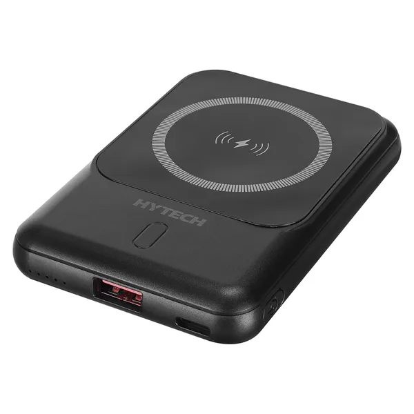 Hytech H50 5000mAh Magsafe 15W PD20W+HSC22.5W Siyah Taşınabilir Pil Şarj Cihazı Powerbank – Model 2 — detay