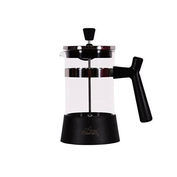 French Press 600ml Siyah — detay