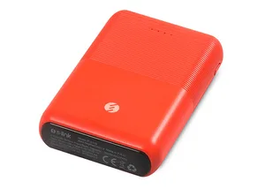 ED286  S-link IP-S110 10000mAh 2*Usb Port+Micro+Type C Powerbank Kırmızı Taşınabilir Pil Şarj Cihazı