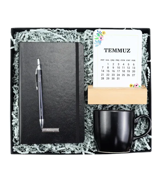 Defter & Kalem & Takvim & Kupa Hediye Seti