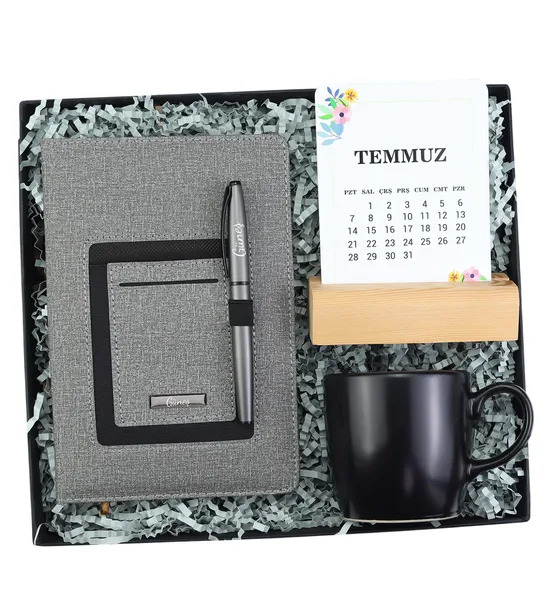 Kişiye Özel Defter & Kalem & Kupa & Takvim Hediye Seti