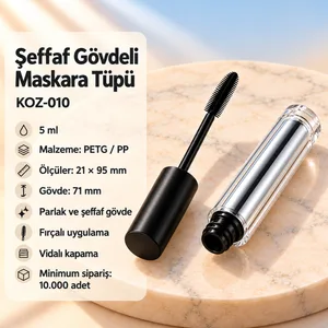Şeffaf Gövdeli Maskara Tüpü 5 ml