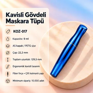 Kavisli Gövdeli Maskara Tüpü 9 ml