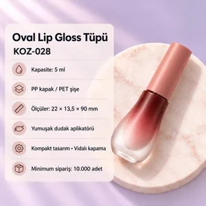 Oval Lip Gloss Tüpü 5 ml