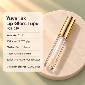 Yuvarlak Lip Gloss Tüpü 3 ml