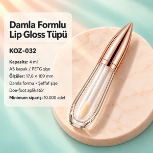 Damla Formlu Lip Gloss Tüpü 4 ml