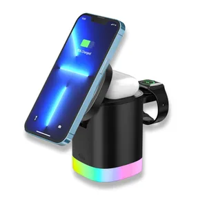 ED241 Kablosuz Şarj Standı (Telefon, Saat, Kulaklık)